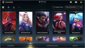 CONTA WILD RIFT ESMERALDA III - 27 SKINS - League of Legends: Wild Rift LOL WR