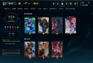 Platina 2 com TODOS os Champs e 258 Skins ( MONO ADC ) - League of Legends LOL
