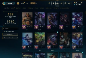 Platina 2 com TODOS os Champs e 258 Skins ( MONO ADC ) - League of Legends LOL