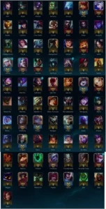 Conta de LoL com 71 campeões e 37 skins. - League of Legends
