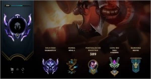 Conta LoL D4 - League of Legends