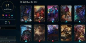 Conta LoL D4 - League of Legends