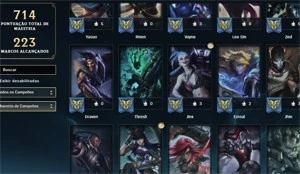 CONTA DO LOL COM MAIS DE 500 SKINS E TODOS CAMPEÕES - League of Legends