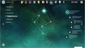 CONTA AR 52 COM XIAO C1 VARIOS OUTROS 5* - Genshin Impact