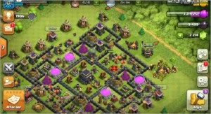 Conta recem CV 9  2k gemas ou 5 construtores - Clash of Clans