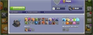 Conta recem CV 9  2k gemas ou 5 construtores - Clash of Clans