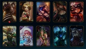 CONTA LEAGUE OF LEGENDS COM 96 SKINS E120 CAMPEÕES LOL