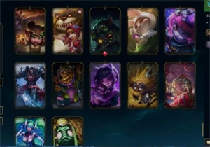 CONTA LEAGUE OF LEGENDS COM 96 SKINS E120 CAMPEÕES LOL