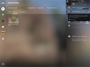 conta ak cruzada 145 wins com 1 medalha - Counter Strike CS