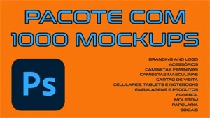 Mockups - Pacote com 1000 - Serviços Digitais