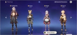 NA AR 46 3x5 com Itto e Mona e a lança do Xiao - Genshin Impact