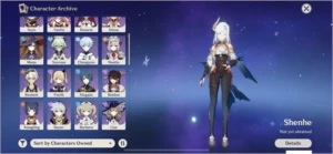 NA AR 46 3x5 com Itto e Mona e a lança do Xiao - Genshin Impact