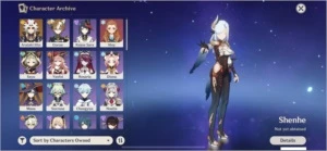 NA AR 46 3x5 com Itto e Mona e a lança do Xiao - Genshin Impact