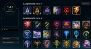 Conta League of Legends LOL