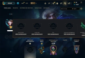 Unranked com 70 Champs e 26 Skins ( ADC / MID ) - League of Legends LOL