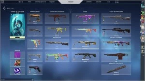 Conta valorant, várias skins