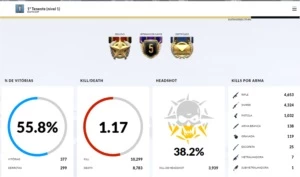 Conta Tenente com AK Tormenta - Crossfire