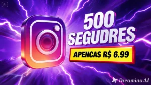500 Seguidores Intagram - 6,99 R$ Entrega Rápida✅