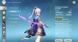 Ar47. Raiden + cortadora, Ayaka + neblina, Kazuha e + - Genshin Impact
