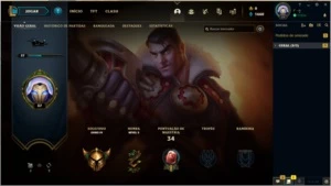 CONTA LEAGUE OF LEGENDS GOLD IV LOL