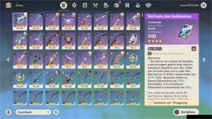 AR 53, com Yae Miko, Raiden Shogun e Venti - Genshin Impact