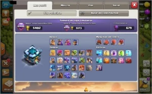 CLASH OF CLANS CV13 S.FULL + 15700 GEMAS + BRINDE