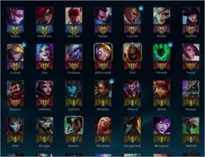 Conta LOL EX PLATINA LVL 51  103 CHAMP + Skins pronto p MD10 - League of Legends