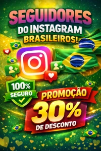 [MAIS SEGURO] 1000 Seguidores Instagram BR R$ 20,00