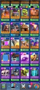 CONTA CLASH ROYALE LEVEL 14