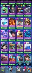 CONTA CLASH ROYALE LEVEL 14