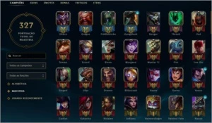 CONTA DIAMANTE 5 - League of Legends LOL
