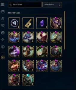 CONTA DIAMANTE 5 - League of Legends LOL