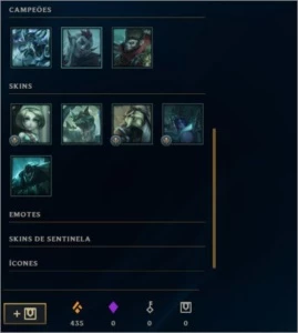 CONTA DIAMANTE 5 - League of Legends LOL