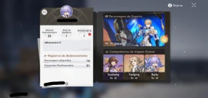 Conta Lvl 25 Honkai Star Rail Com Bailu, Gepard E Yanqing - Outros