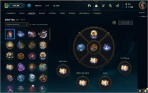 CONTA DIAMANTE 1 11 PDL 46 CHAMPIONS / 17 SKINS LVL 86 - League of Legends LOL