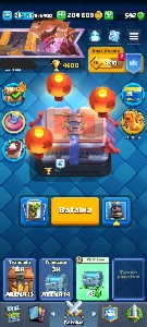 conta clash royale arena 22 lvl 28