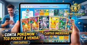 Contas Pokémon Tcg Pocket - Contém Imersiva E +300 Cartas