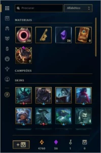 CONTA DE LOL PLATINA 4 MMR ALTO - League of Legends