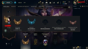 Conta Gold IV handlevel de 2020 com 18 skins barata - League of Legends LOL