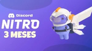 Discord nitro (3 meses) 💥 + (6 impulsos) 🚀Por apenas 19,90 - Assinaturas e Premium