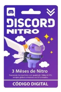 Discord nitro (3 meses) 💥 + (6 impulsos) 🚀Por apenas 19,90 - Premium