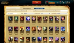 CONTA GOLD 3 / UFO CORKI / 3 SKINS RARAS  / 28 SKINS - League of Legends LOL