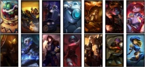 CONTA GOLD 3 / UFO CORKI / 3 SKINS RARAS  / 28 SKINS - League of Legends LOL