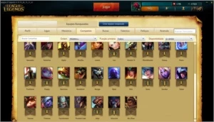 CONTA GOLD 3 / UFO CORKI / 3 SKINS RARAS  / 28 SKINS - League of Legends LOL