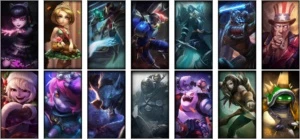 CONTA GOLD 3 / UFO CORKI / 3 SKINS RARAS  / 28 SKINS - League of Legends LOL