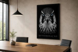 Kit 5 Quadros Motivacionais para impressão Decoração JPEG - Arte Digital Artes Canva