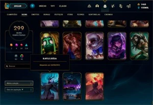 Conta lol ex Desafiante de 2011 com kayle Juíza - League of Legends