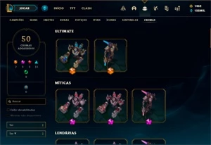 Conta lol ex Desafiante de 2011 com kayle Juíza - League of Legends