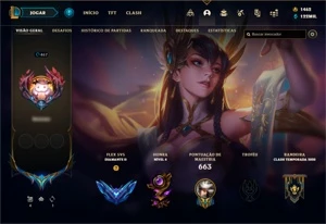 Conta lol ex Desafiante de 2011 com kayle Juíza - League of Legends