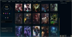Conta de lol Gold 4 25 Skins - League of Legends